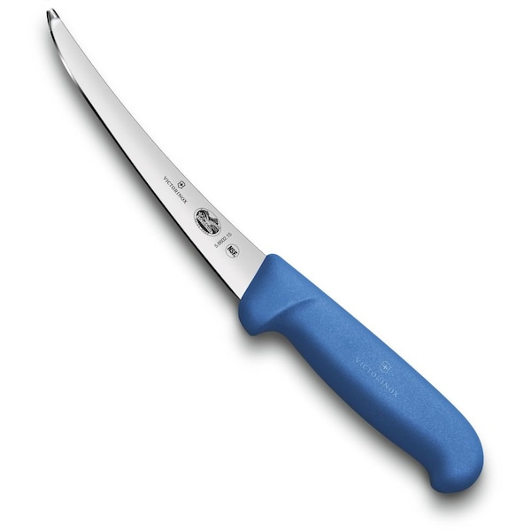 Swiss Army Brands Victorinox Kitchen Boning Knife 4.75In Flex Fibrox Safety Blue VIC-5.6612.12M - main